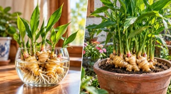 Trồng gừng phong thủy: Nên chọn gừng thủy sinh hay trồng đất?