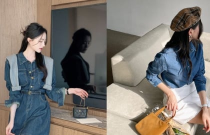 4 items denim giúp bạn có được những set đồ tôn dáng và “ăn gian” tuổi cực hiệu quả