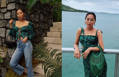 4 bản phối màu xanh lục giúp bạn nổi bần bật ngày hè