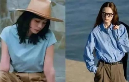 Xanh lam và nâu: Bộ đôi hoàn hảo giúp nàng tỏa sáng mùa thu này