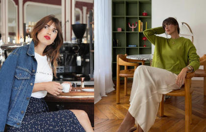 Học gái Pháp lên đồ mùa đông với chân váy sang xịn mịn từng centimet