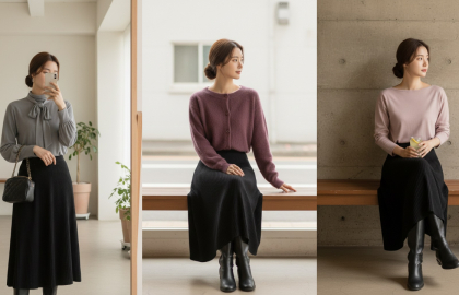 5 mẫu áo mix chân váy đen giúp nàng trẻ ra vài tuổi, sang xịn miễn bàn