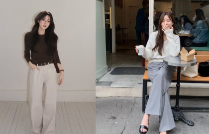 Bỏ quần đen sang một bên, quần trắng và xám đang chiếm lĩnh street style