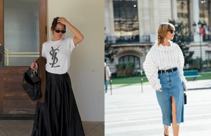 Cách phối 3 kiểu chân váy được yêu thích