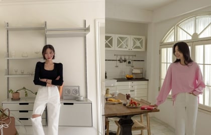 4 cách diện jeans trắng chất chơi chưa chắc bạn đã biết