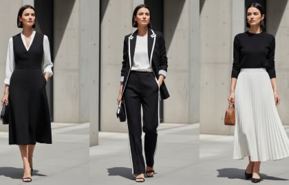 Không cần nhiều đồ, mặc đen – trắng cả tuần vẫn sang nhờ 5 công thức này