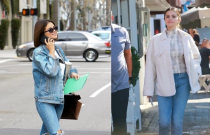Học Selena Gomez 4 cách phối quần jeans ống đứng vừa tôn dáng vừa tinh tế