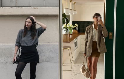 Phụ nữ Pháp mặc chân váy ngắn thế nào để luôn sang và tinh tế