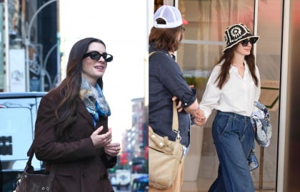 4 công thức diện jeans làm nên dấu ấn phong cách của Anne Hathaway