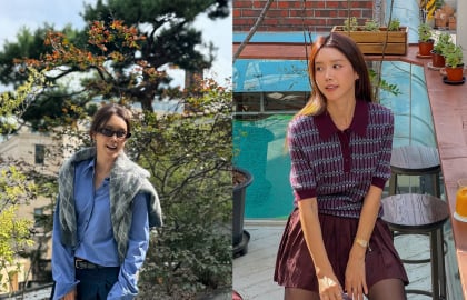 Ở tuổi 49, Chae Jung An vẫn trẻ trung nhờ loạt item tối giản nhưng đầy biến hóa