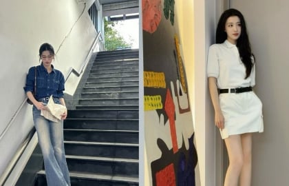 Phong cách thời trang thanh lịch của Vương Sở Nhiên khiến nhiều người mê mẩn