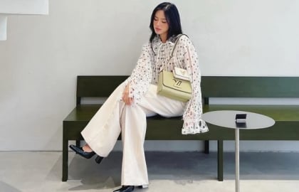 Quần vải trở thành lựa chọn linh hoạt trong phong cách công sở và dạo phố