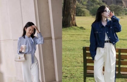 4 cách phối quần trắng giúp diện mạo trẻ trung, thanh lịch hơn hẳn quần jeans