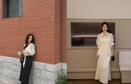 Áo blouse và chân váy: công thức mặc đẹp giúp nàng công sở ghi điểm tinh tế