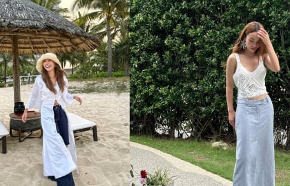 10 công thức diện đồ du lịch trẻ trung, rực rỡ của Yến Trang ở tuổi 42