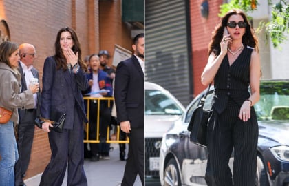 Bí quyết mặc quần dài thanh lịch mà không nhàm chán như Anne Hathaway ở tuổi 44