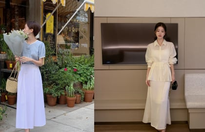 Chân váy suông mùa hè: 4 cách phối đồ đơn giản mà vẫn chuẩn thanh lịch, thời thượng