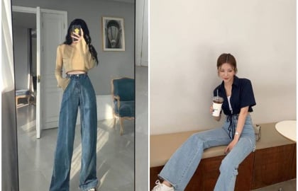 Combo áo ngắn và quần ống rộng: công thức “hack dáng” đơn giản nhưng hiệu quả bậc nhất mùa hè