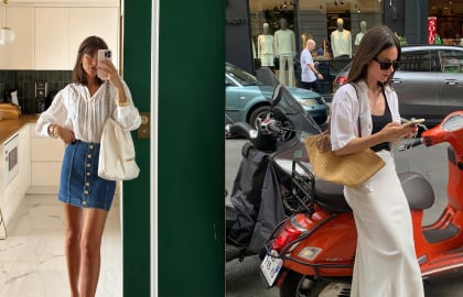 4 kiểu chân váy “đinh” mùa hè giúp phong cách Pháp luôn thanh lịch mà không cần cầu kỳ