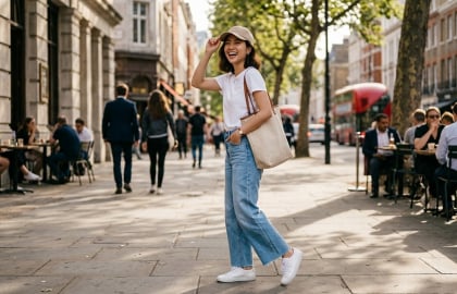 Quần jeans ống rộng: 4 công thức phối đồ “mặc là đẹp” cho mùa hè