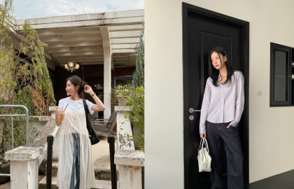 4 kiểu áo mùa hè phối cùng quần ống rộng giúp diện mạo luôn gọn gàng và cuốn hút