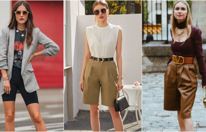 2 kiểu quần short “cứu tinh” mùa hè cho nàng đùi to, mặc lên vừa mát mẻ vừa giúp chân trông thon hơn