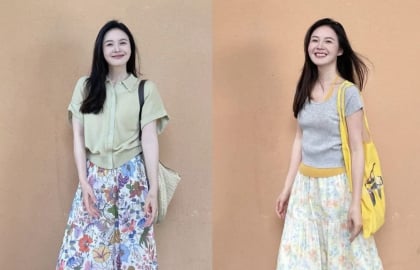 3 cách phối chân váy dài giúp phong cách mùa hè vừa nữ tính vừa sang hơn hẳn
