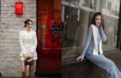 Huyền Lizzie ghi điểm với phong cách công sở thanh lịch, diện toàn đồ cơ bản vẫn sang trọng cuốn hút