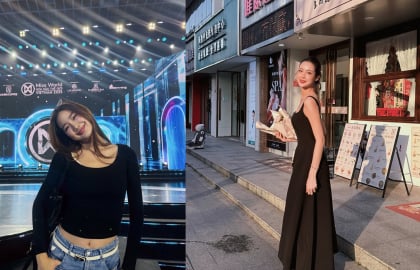 Phong cách thời trang của mỹ nhân có chiều cao 'khủng' nhất showbiz