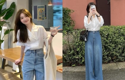 Quần jeans ống suông rộng – món đồ đơn giản nhưng luôn dẫn đầu xu hướng thời trang mùa hè