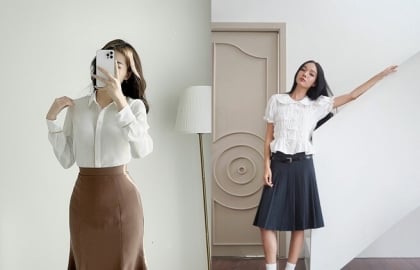 Chân váy dáng lửng trở thành tâm điểm mùa hè 2026 nhờ vẻ đẹp thanh lịch và tinh tế