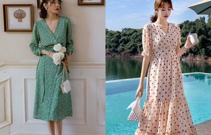 Váy chấm bi không hề lỗi mốt: 3 bí quyết diện đẹp, thanh lịch và thời thượng