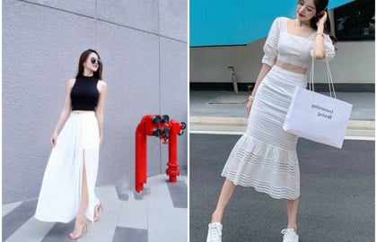 Mùa hè thêm cuốn hút với những bản phối màu trắng vừa tinh khôi vừa thời thượng