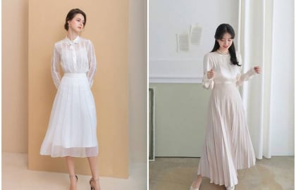 Váy trắng mùa hè – lựa chọn giúp phụ nữ ngoài 40 tuổi ghi điểm với vẻ ngoài thanh lịch và trẻ trung