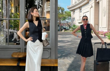 3 cách diện áo ghi lê dáng lửng thanh lịch, mặc đi làm hay xuống phố đều cuốn hút