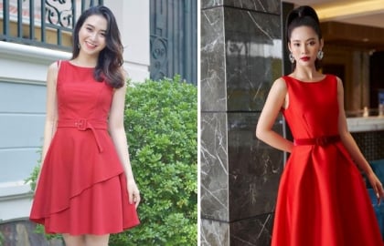 Váy cổ thuyền - thiết kế tối giản giúp nâng tầm phong cách old money đầy tinh tế