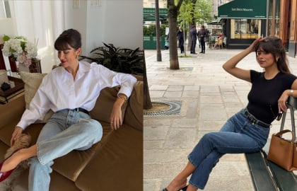 Muốn mặc quần jeans đẹp như phụ nữ Pháp, hãy bắt đầu với 4 kiểu áo không bao giờ lỗi mốt