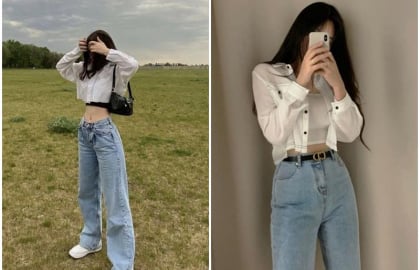3 cách phối quần jeans loe chuẩn phong cách Pháp, vừa hack dáng vừa ghi điểm thanh lịch