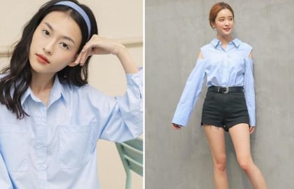 Sơ mi xanh – Item mùa hè đơn giản nhưng mặc lúc nào cũng đẹp