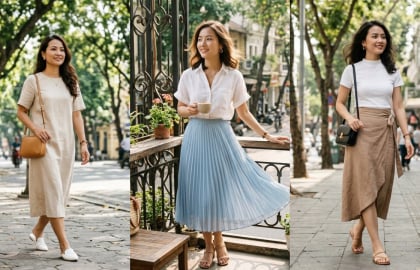 Chân váy chữ A chưa phải lựa chọn duy nhất: 3 kiểu váy vừa trẻ trung vừa che khuyết điểm tốt