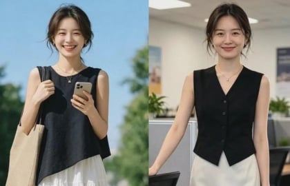 Phối đồ đen trắng mùa hè: Công thức kinh điển giúp vẻ ngoài thanh lịch mà không bao giờ lỗi mốt