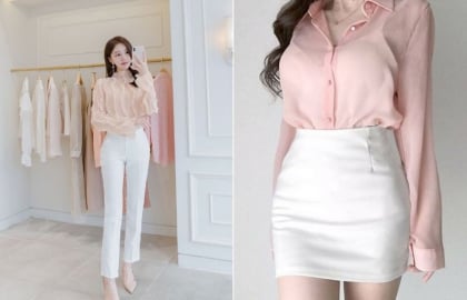 Đừng ngại diện sơ mi hồng: Bí quyết giúp phụ nữ da ngăm tỏa sáng và trẻ trung hơn trong mùa hè