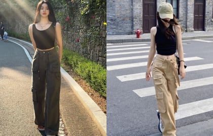 Áo hai dây phối quần hộp: Công thức mới giúp phong cách hè vừa nữ tính vừa cá tính