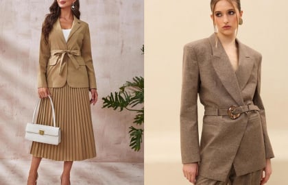 Blazer thắt eo đang được lòng phụ nữ thanh lịch: 5 cách phối giúp tôn dáng, sang hơn trong mùa thu