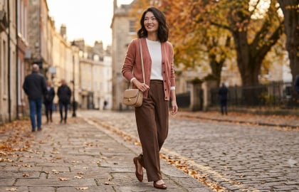 Màu hồng phối với 4 gam màu này: Bí quyết mặc đẹp, sang trọng mà không sợ sến mùa thu đông