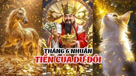 Tháng 6 Nhuận Tiền Của Dư Dôi: 3 con giáp ngồ chơi Lộc tự đến