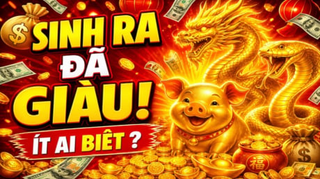 Miệng ngậm thìa vàng, 3 con giáp sống thiện Tiền về chẳng lo
