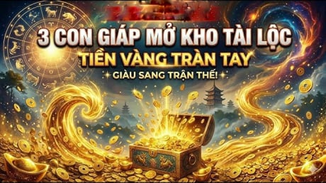 7 ngày tới Tiền ngập ví, Vàng ngập kho, 3 con giáp no nê hưởng