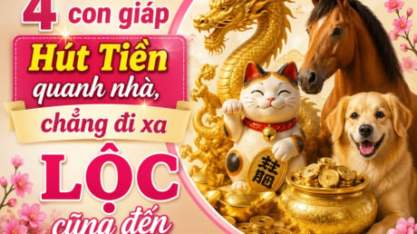 4 con giáp Hút Tiền quanh nhà, chẳng đi xa Lộc cũng đến