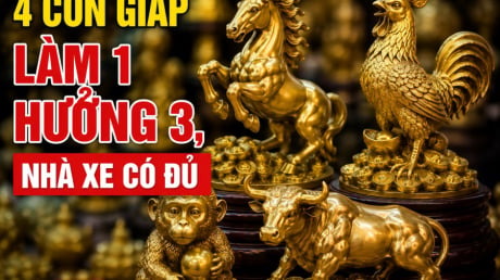 4 con giáp Làm 1 hưởng 3, nhà xe có đủ